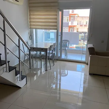 Cozy Dublex 2+1 Apartment In Cleopatra Beach Apartment *